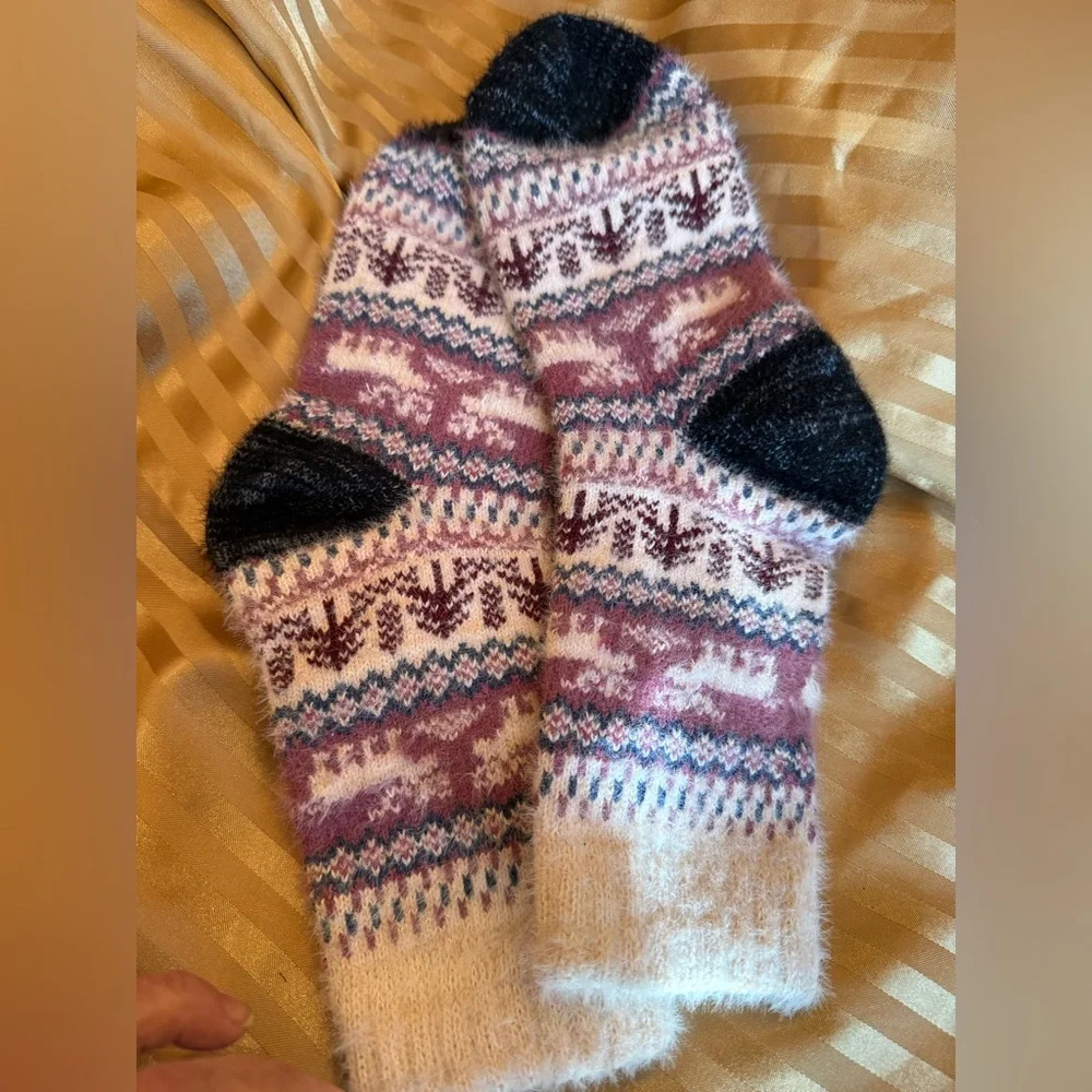 Cozy Winter Patterned Socks
